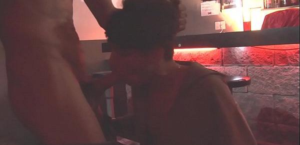  Boy Banged - Daddy Bareback Fucks Boy In Gay Bar